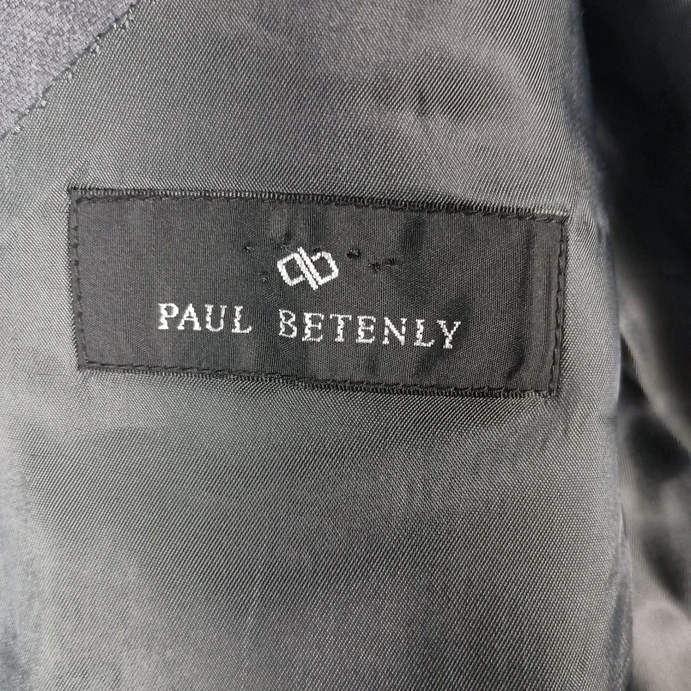 Paul Betenly 44R 38W Mens Grey Wool Vantage Water Resistant 2 Piece Suit